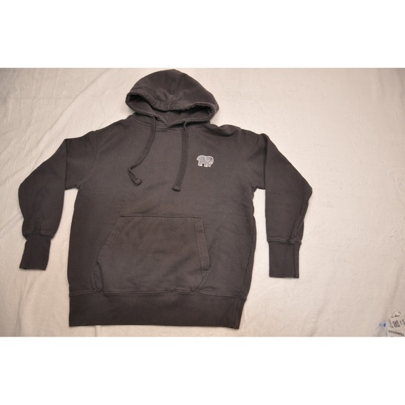 ivory ella Tops - Ivory Ella Hoodie Womens Extra Small Gray Elephant Logo Pullover Kangaroo Pocket